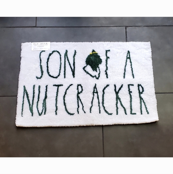 Rae Dunn Holiday New Rae Dunn Elf Son Of A Nutcracker Bath Mat Poshmark